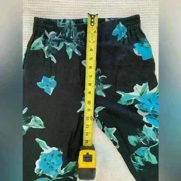 The Kooples 90’s Flower Pants. Blue/black formal. Size 1/small. - Picture 7 of 12